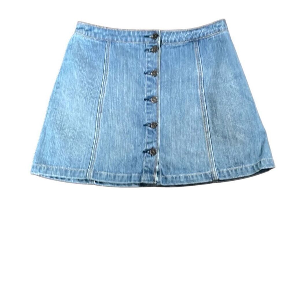 Abercrombie and Fitch button up denim skirt size 6